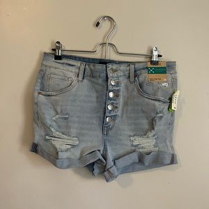 NWT super high waisted denim shorts